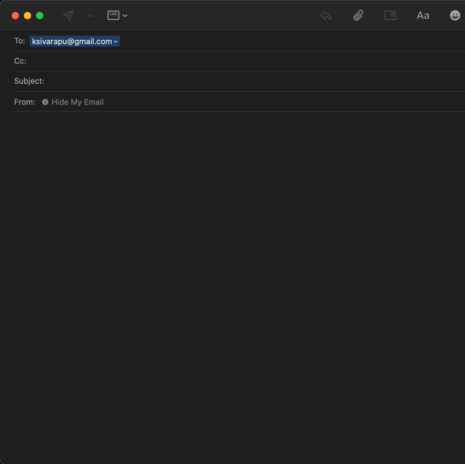 Email preview